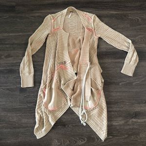 Free People Long Knitted Cardigan